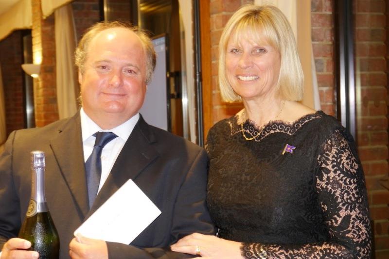 Commodore Karen Henderson-Williams, presented the Frank Heenan Award to Jeremy Waitt, in recognition of his seamanship during the challenging RORC Caribbean 600 photo copyright Graham Nixon taken at Royal Southern Yacht Club