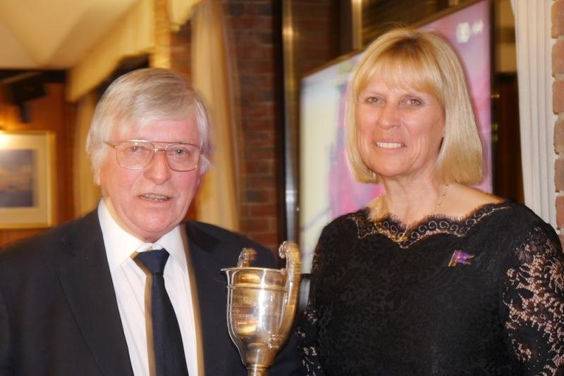 The Cruiser Log Award, which to Graham Rabbitts in recognition of his travels aboard his Hardy 36 Commodore motorboat Teal with his wife Dairne photo copyright Graham Nixon taken at Royal Southern Yacht Club