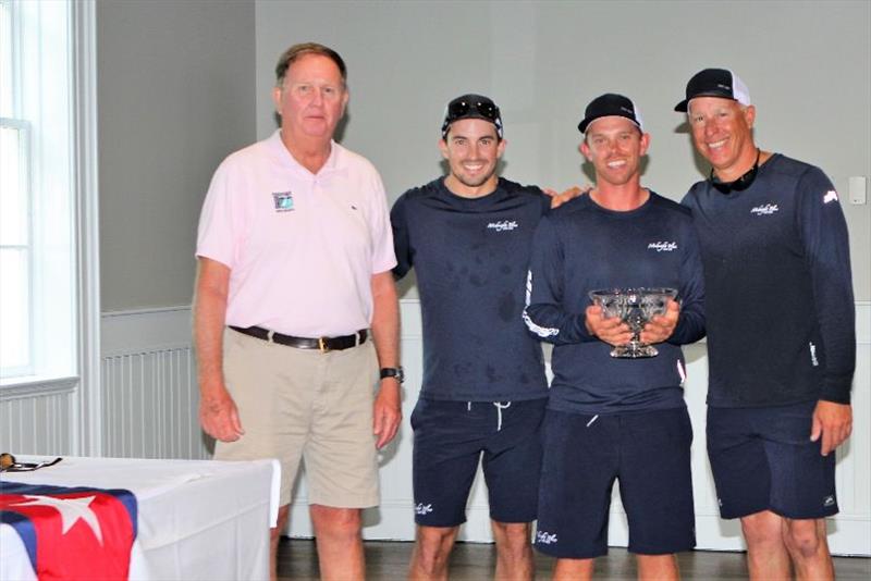 Jason Michas and his team along with PRO, Tommy Harken on far left - U.S. Melges 20 National Championship photo copyright Priscilla Parker taken at 