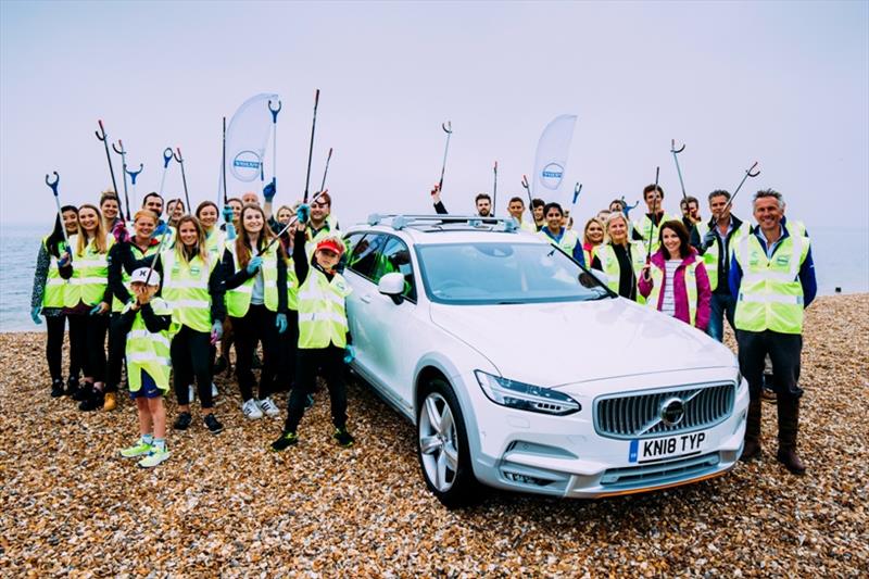 British Sailing Team and Volvo Car UK - World Environment Day - photo © Volvo Car UK Ltd.
