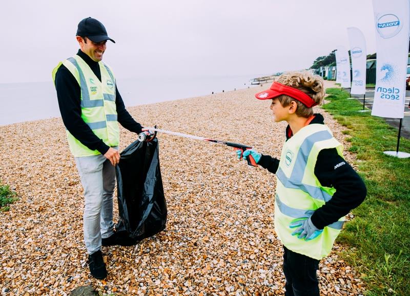 British Sailing Team and Volvo Car UK beach clean up - World Environment Day photo copyright Volvo Car UK Ltd taken at 