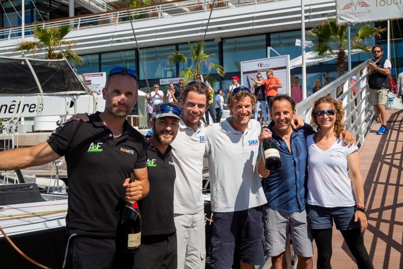 Team Newrest-Art and Fenêtres, Team SMA and Team Monin photo copyright YCM taken at Yacht Club de Monaco