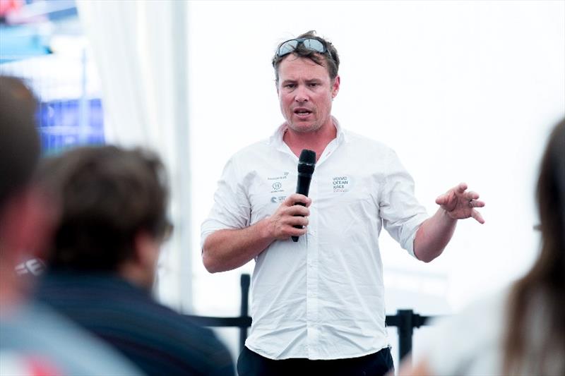 The Hague Stopover. Information session about IMOCA partnership at The Hague photo copyright Pedro Martinez / Volvo Ocean Race taken at 