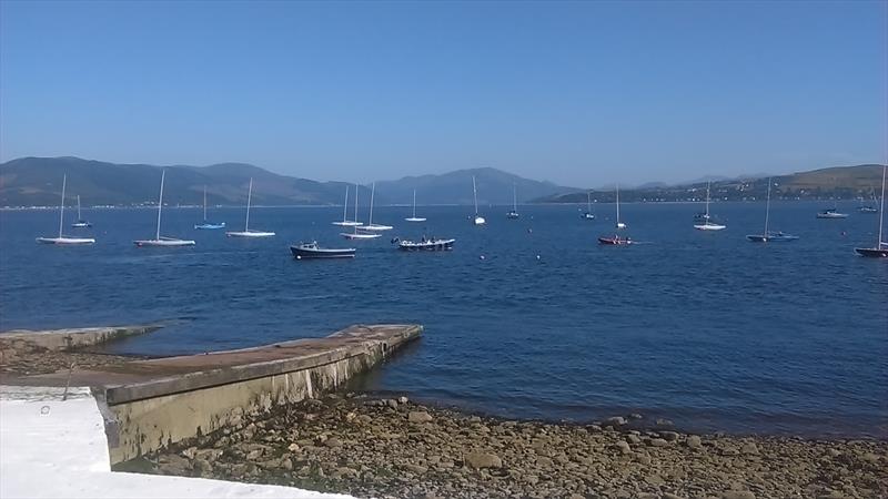 View from Royal Gourock Yacht Club photo copyright Peter Collings taken at Royal Gourock Yacht Club