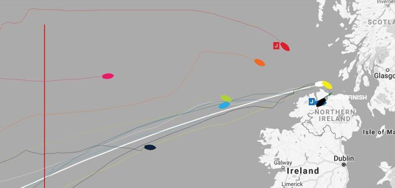 Positions at time of writing – Day 13, Clipper Round the World Yacht Race 12: The LegenDerry Race | New York to Derry-Londondery photo copyright Clipper Race taken at 