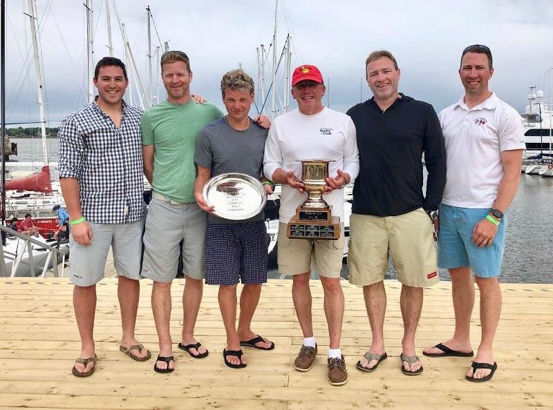 HeadFirst 3 Crew Canadian Farr 30 champions (Left to Right) Topher Kingley-Williams, John Whynacht, Jonathan Ross, Peter Toombs, Adam Roy, Graham Roy, Missing  Darren Jones photo copyright Emily Gaudet taken at 