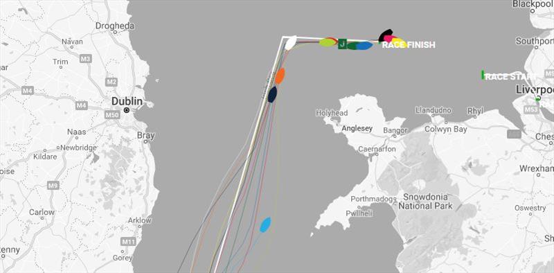 Positions at time of writing – Day 5, Clipper Round the World Yacht Race 13: Derry-Londonderry to Liverpool - photo © Clipper Race