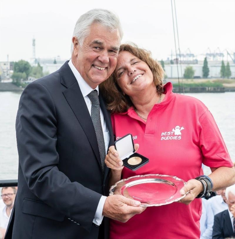 Senator Horch with Co-Skipper Susann Wrede (Best Buddies Yacht) photo copyright Sven Jürgensen / AAR taken at Royal Bermuda Yacht Club