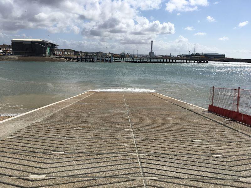 Shoreham SC's new slipway - photo © Fran Gifford