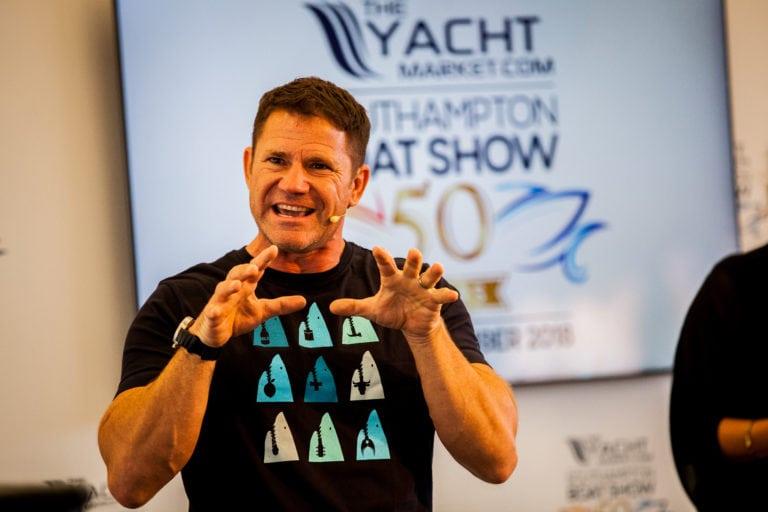 Steve Backshall at the TheYachtMarket.com Southampton Boat Show photo copyright British Marine taken at 