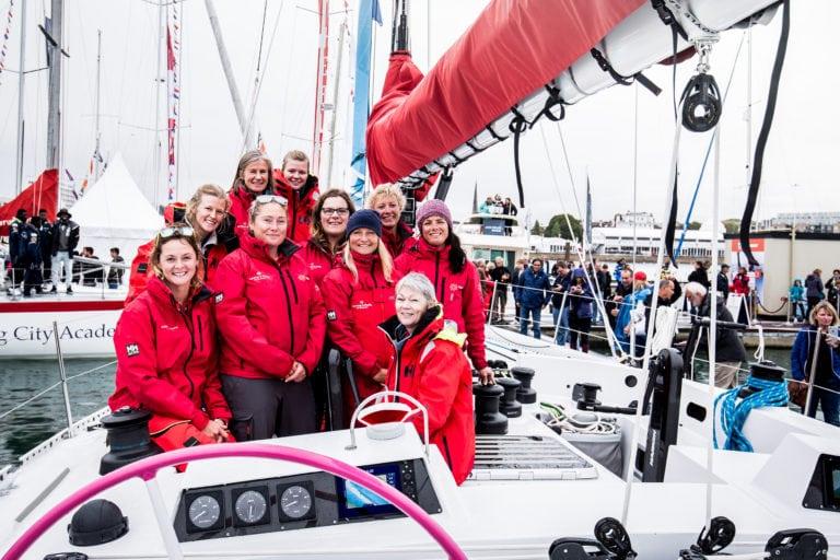 The crew of Maiden at the TheYachtMarket.com Southampton Boat Show - photo © British Marine