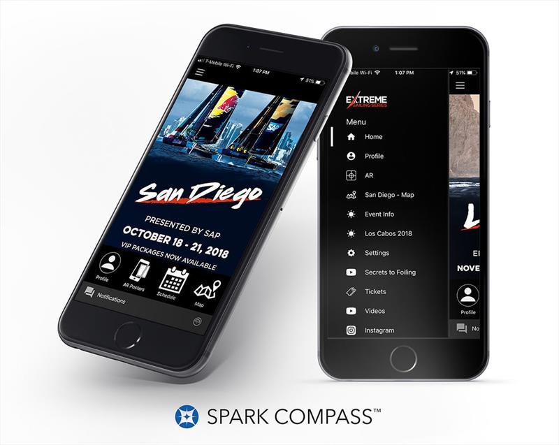 Extreme Sailing Series™ App powered by Spark Compass - photo © Extreme Sailing Series