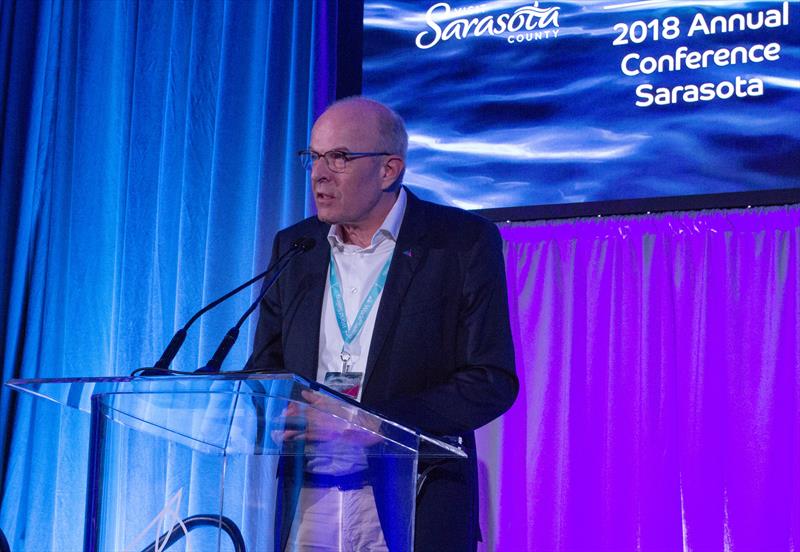 World Sailing President Kim Andersen at the 2018 Annual Conference in Sarasota, Florida, USA photo copyright Daniel Smith taken at 