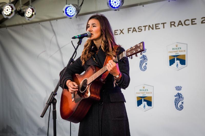 Live music at the Plymouth race village, located at Plymouth Yacht Haven at Mount Batten photo copyright ELWJ / RORC taken at Royal Ocean Racing Club