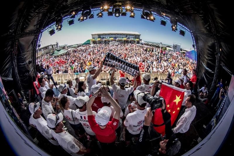 The Hague stopover. Brunel In-Port Race, public prize-giving. 30 June, 2018. - photo © Ainhoa Sanchez / Volvo Ocean Race