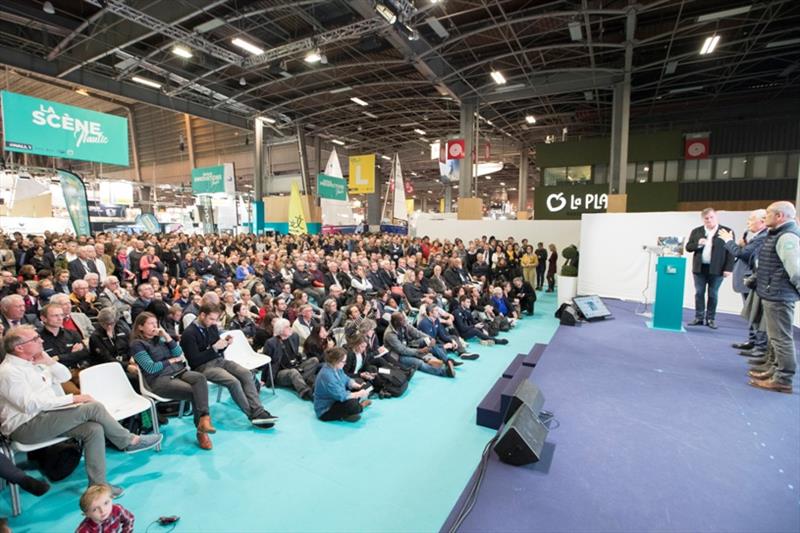 The prize-giving at the annual boat show in Paris honoured the top performances across all the classes photo copyright Alexis Courcoux taken at 