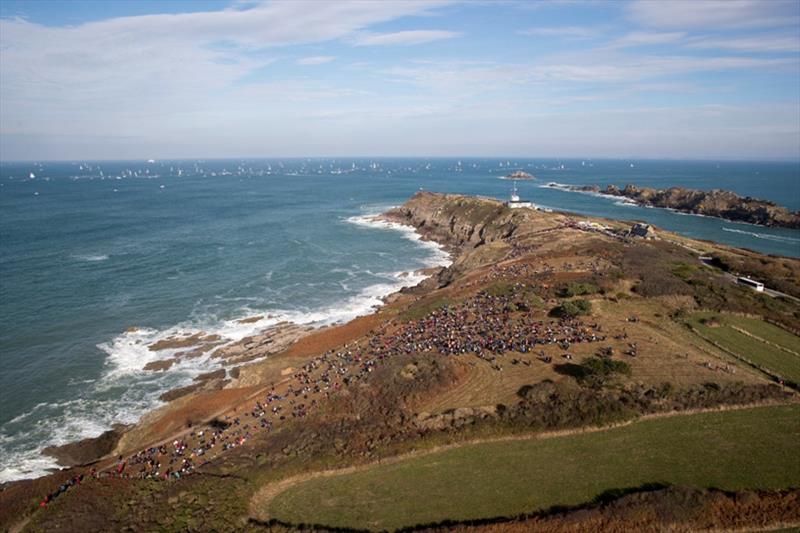 Start of the 2018 Route du Rhum-Destination Guadeloupe in Saint Malo photo copyright Alexis Courcoux taken at 