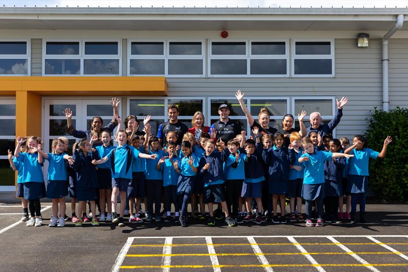 Genesis and Emirates Team New Zealand will work together to introduce new STEM resources and activities for schools - photo © Genesis Energy