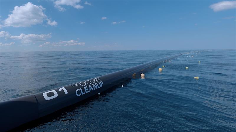 The Ocean Cleanup project - photo © Avery Thompson