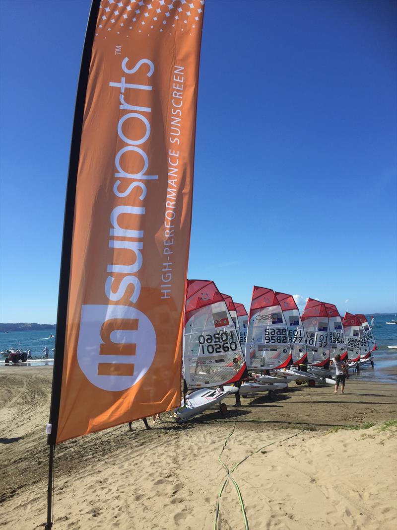 InSunSports is one of the sponsors of the O'Pen BIC Worlds at Manly SC photo copyright Mark Killip taken at Manly Sailing Club