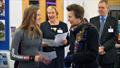 Hannah Whitham receiving her Assistant Instructor certificate from HRH The Princess Royal © Toddbrook SC