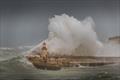 © Kurt Arrigo 70kt storm hits Ricasoli Breakwater Lighthouse in Valletta, Malta. February 24, 2019 © Kurt Arrigo