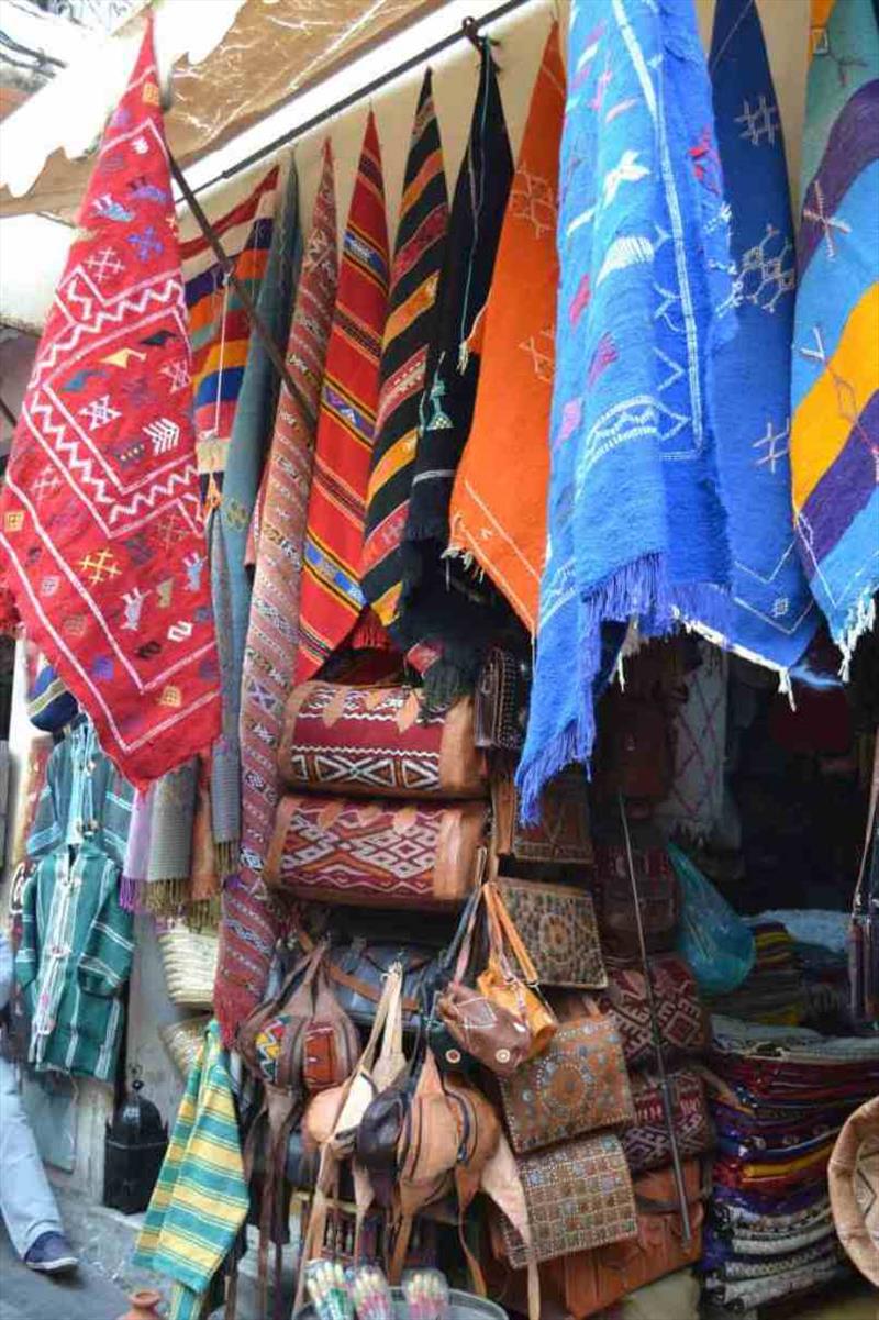 Textiles and leather everywhere - photo © SV Red Roo
