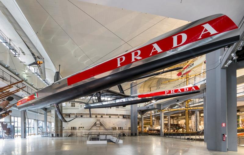 The Catamaran AC72 'Luna Rossa' at the National Museum of Science and Technology 'Leonardo da Vinci' in Milan - photo © Carlo Borlenghi / Foiling Week