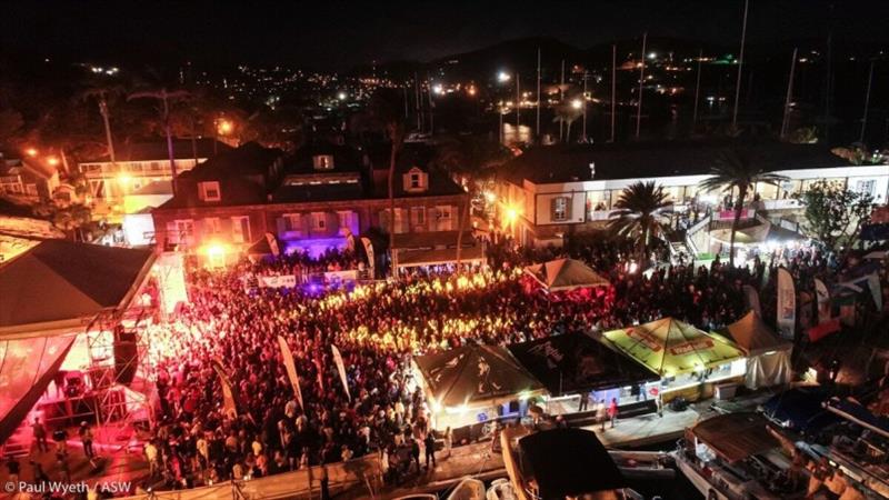 Night-time celebrations happens at Reggae in the Park - Antigua Sailing Week - photo © Paul Wyeth / ASW