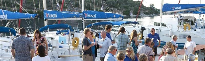 Sunsail flotilla dock party photo copyright Sunsail taken at 