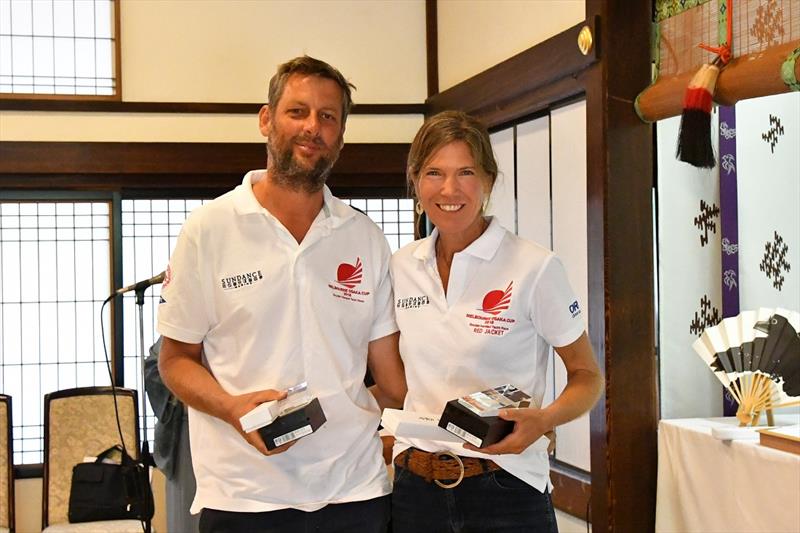 Gerry Snijders and Annette Hesselmans at the Melbourne Osaka presentation in Japan photo copyright Ian MacWilliams taken at Royal Brighton Yacht Club