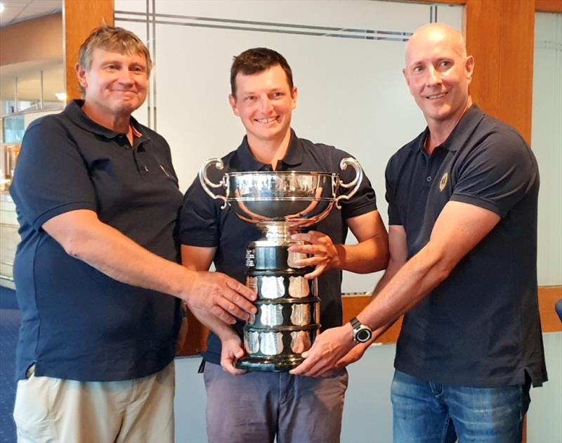 The winning RSYS crew, from left, David Giles, David Chapman and Matt Whitnall photo copyright Penny Conacher taken at 