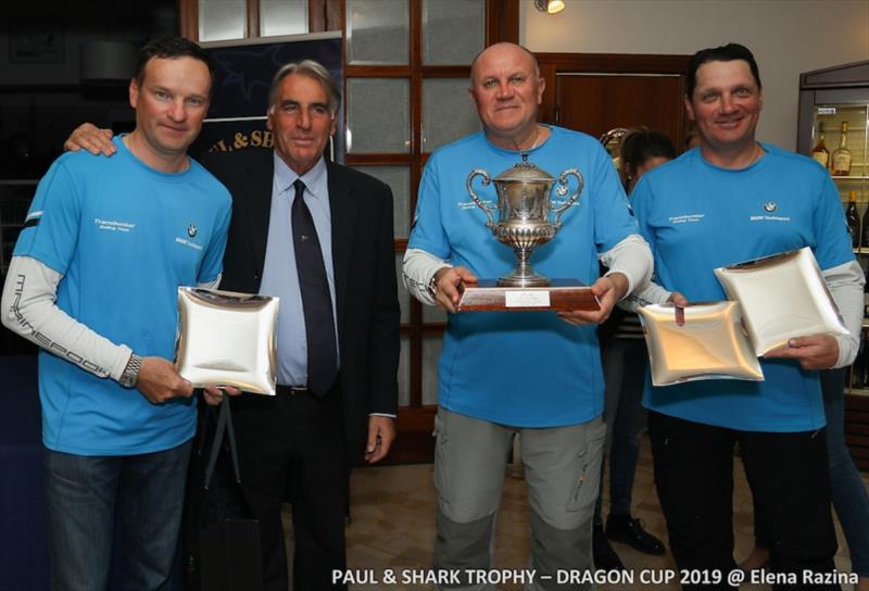 Winner - Dragons Paul & Shark Trophy photo copyright Elena Razina taken at Yacht Club Sanremo