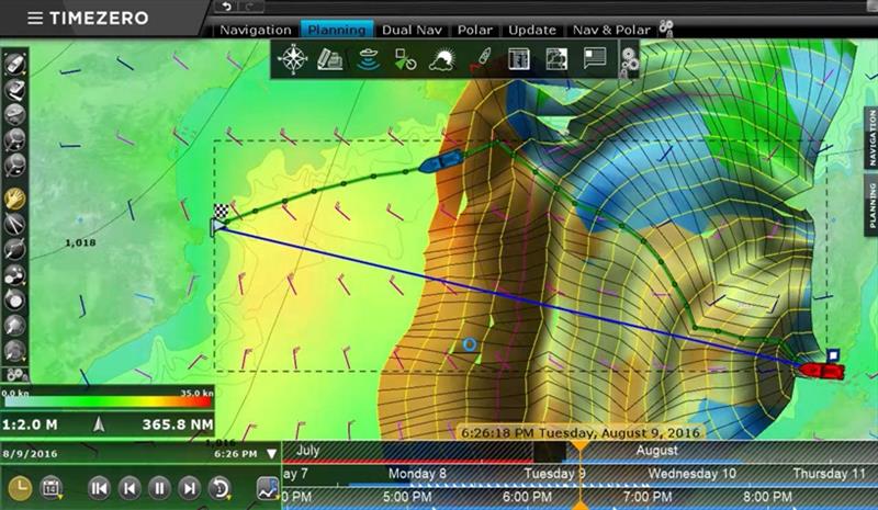 TZ Professional weather routing module - photo © Clipper Ventures