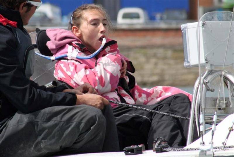 Sip and Puff sailing photo copyright RYA Sailability taken at Weymouth & Portland Sailing Academy