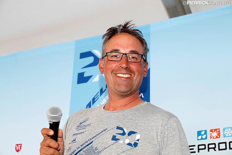 Past IM24CA Championship Coordinator for Europe Benedek Fluck from Hungary photo copyright Pierrick Contin taken at 