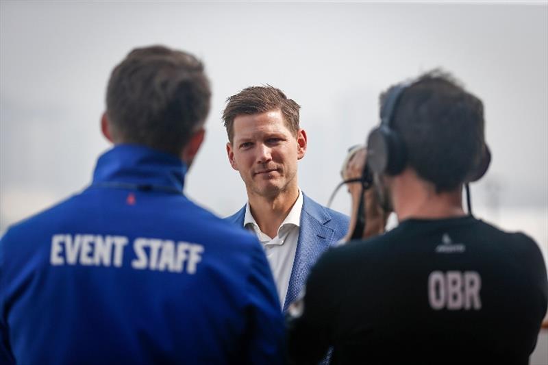 Hong Kong Stopover. Ocean Summit. Anders Jacobson, Co-Founder and CEO of Blue, the impact-focused investment company that owns Bluewater - photo © Pedro Martinez / Volvo Ocean Race