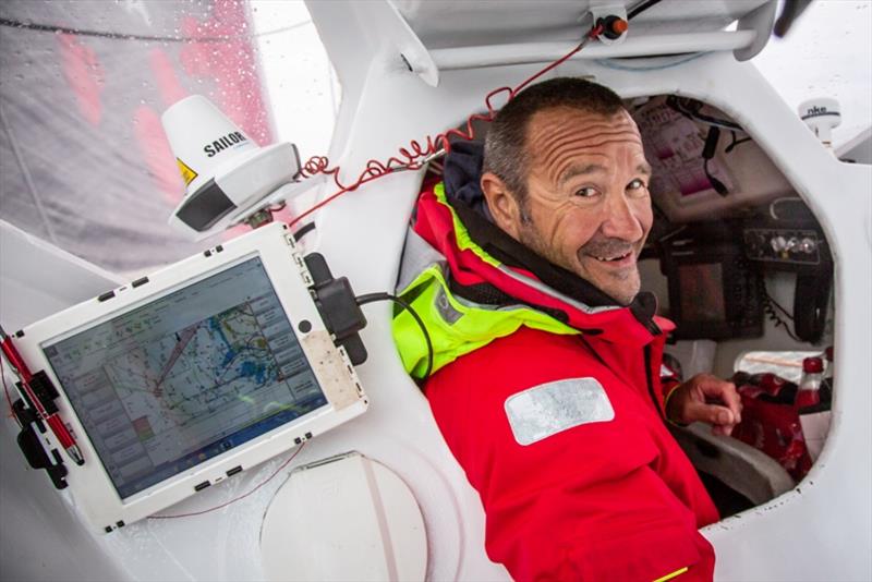 Lalou Roucayrol, skipper of Arkema photo copyright Vincent Olivaud / Team Arkema Lalou Multi taken at 