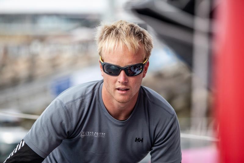 Quentin Vlamynck, skipper of the Multi50 Arkema 4 photo copyright Vincent Olivaud / Team Arkema Lalou Multi taken at 