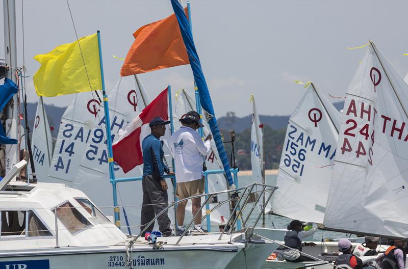 Top of the Gulf Regatta 2019. Organised chaos. Oppie starts always look like this photo copyright Guy Nowell / Top of the Gulf Regatta taken at Ocean Marina Yacht Club