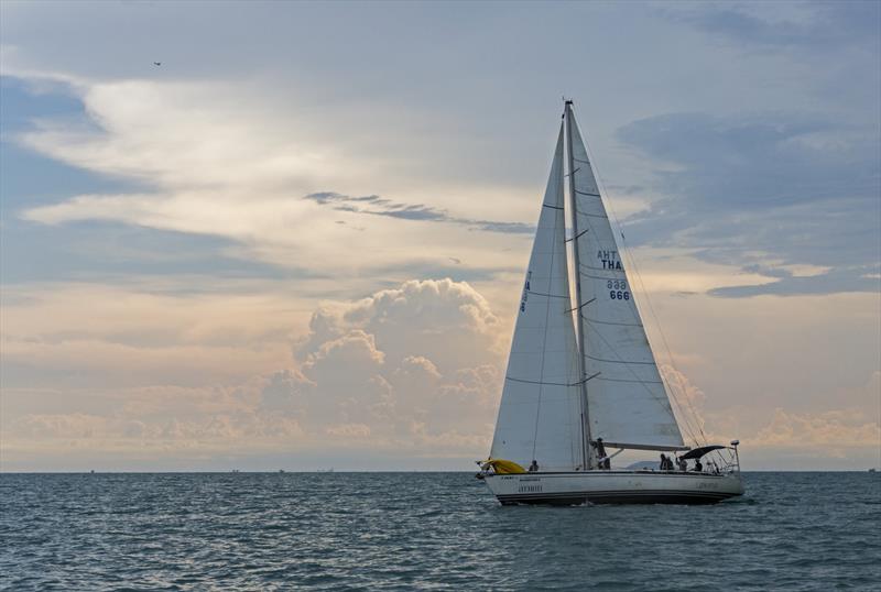 Top of the Gulf Regatta 2019. Lawana, evening light. - photo © Guy Nowell / Top of the Gulf Regatta