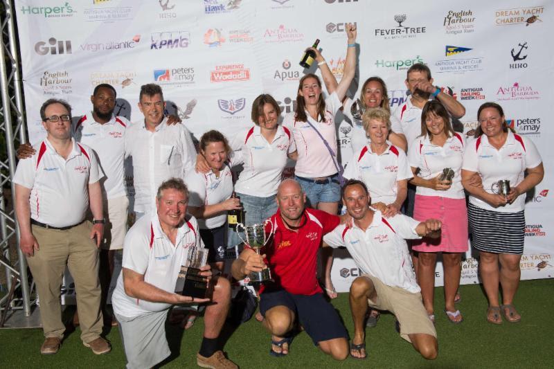 Ross Applebey's Oyster 48 Scarlet Oyster win CSA4 and Best Racing Charter Yacht - 2019 Antigua Sailing Week photo copyright Ted Martin taken at Antigua Yacht Club