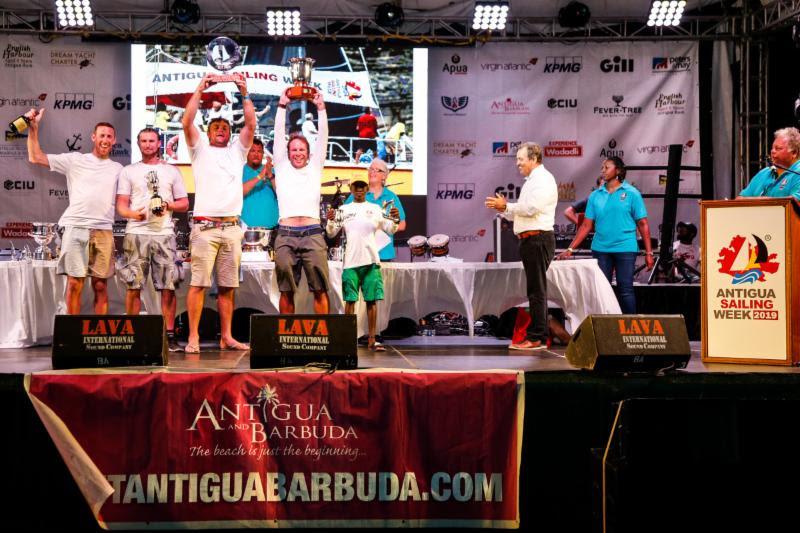 Winning CSA 3 - Adrian Lee's Lee Overlan Partners II - 2019 Antigua Sailing Week photo copyright Paul Wyeth / pwpictures.com taken at Antigua Yacht Club