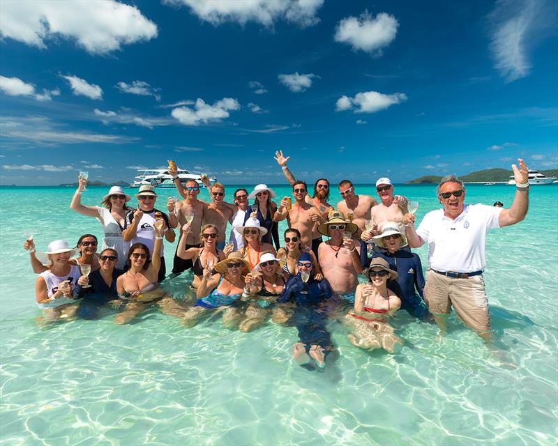 The 2018 White-on-Whitehaven Lunch was a huge hit with crew photo copyright Riptide Creative taken at 