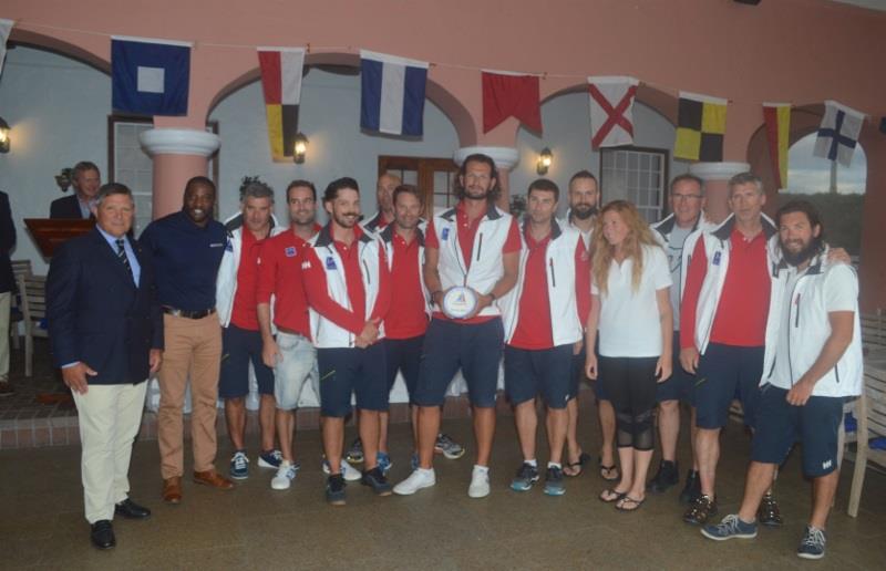 Maxime Grimard with team Esprit de Corps IV/Atlas Ocean Racing from Montreal, Canada  - 2019 Antigua Bermuda Race photo copyright Louay Habib taken at Royal Bermuda Yacht Club