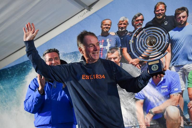 Tapio Lehtinen receives the McIntyre Adventure Spirit of the GGR trophy photo copyright Christophe Favreau / PPL / GGR taken at 