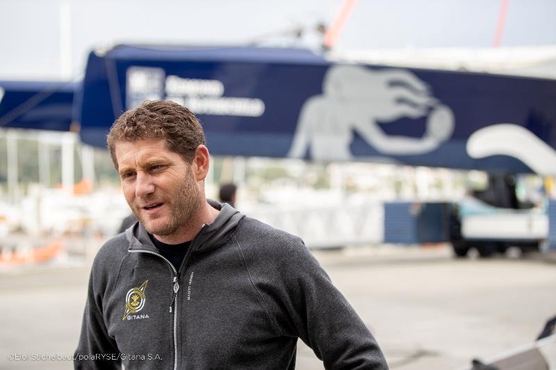 Launch of Maxi Edmond de Rothschild after six months of construction photo copyright Eloi Stichelbaut / PolaRYSE / Gitana SA taken at 