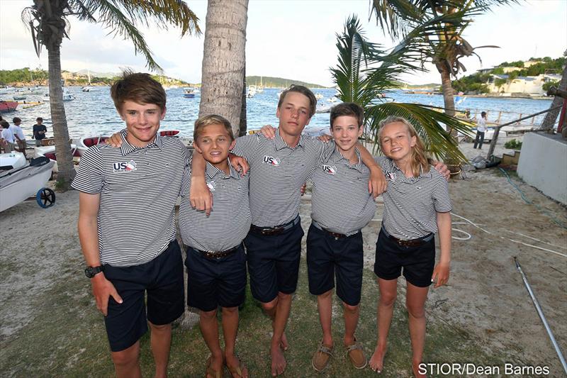 Team USA Worlds - 2019 International Optimist Regatta photo copyright Dean Barnes taken at St. Thomas Yacht Club