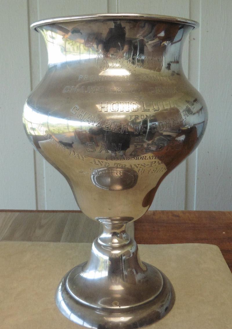 The new Burla trophy for Media Excellence photo copyright Transpacific Yacht Club taken at Transpacific Yacht Club