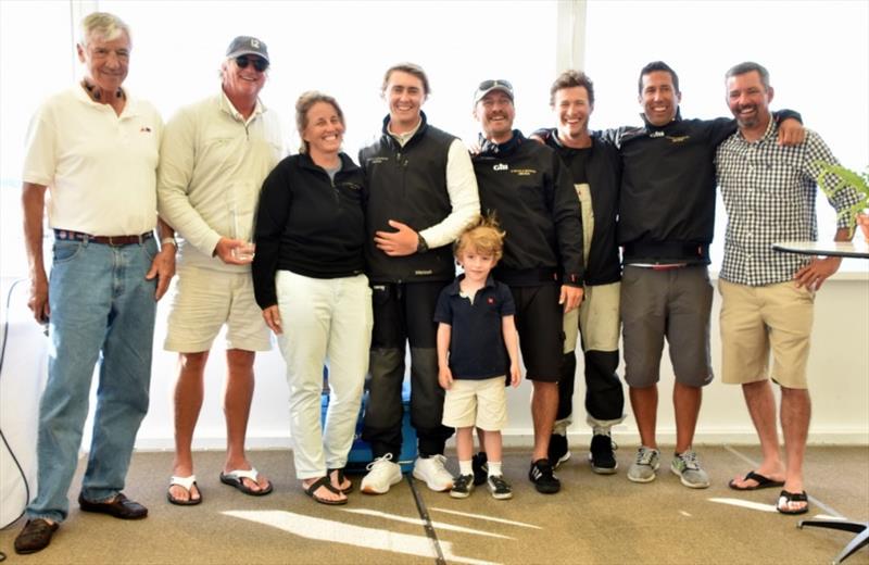 The team of Modern Division winner Challenge XII (KA-10) at the Newport Trophy Regatta Prizegiving at Ida Lewis Yacht Club. - photo © SallyAnne Santos